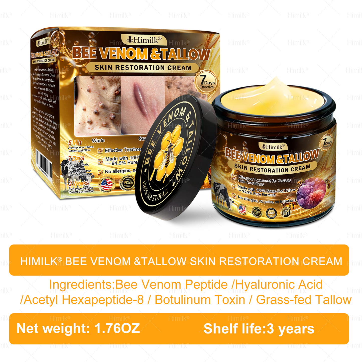 𝑯𝒊𝙢𝒊𝙡𝙠® 𝑩𝐞𝐞 𝑽𝙚𝙣𝙤𝙢 & 𝑻𝙖𝙡𝙡𝙤𝙬 𝑺𝐤𝐢𝐧 𝙍𝐞𝐬𝐭𝐨𝐫𝐚𝐭𝐢𝐨𝐧 𝘾𝐫𝐞𝐚𝐦 –🌸 𝖠𝗇𝗍𝗂-𝖺𝗀𝗂𝗇𝗀,𝖧𝗒𝖽𝗋𝖺𝗍𝗂𝗇𝗀, 𝖲𝗄𝗂𝗇 𝖱𝖾𝗉𝖺𝗂𝗋, 𝖤𝗏𝖾𝗇 𝖳𝗈𝗇𝖾, 𝖠𝖼𝗇𝖾 𝖺𝗇𝖽 𝖣𝖺𝗋𝗄 𝖲𝗉𝗈𝗍 𝖳𝗋𝖾𝖺𝗍𝗆𝖾𝗇𝗍, 𝖶𝖺𝗋𝗍 𝖺𝗇𝖽 𝖬𝗈𝗅𝖾 𝖱𝖾𝗆𝗈𝗏𝖺𝗅, 𝖯𝗌𝗈𝗋𝗂𝖺𝗌𝗂𝗌 𝖱𝖾𝗅𝗂𝖾𝖿