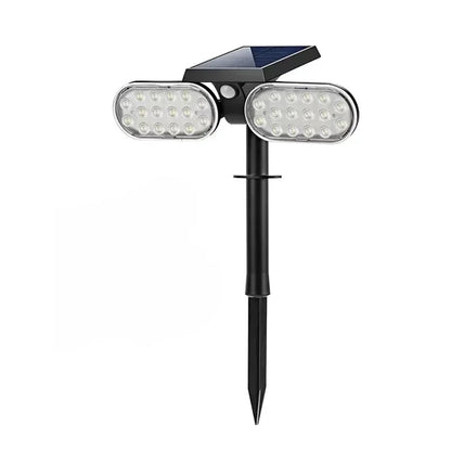 New 4-Leaf Led Solar Windmill Lights Turning Windmill Lawn Lights Waterproof Outdoor Courtyard Garden Decorative Lights